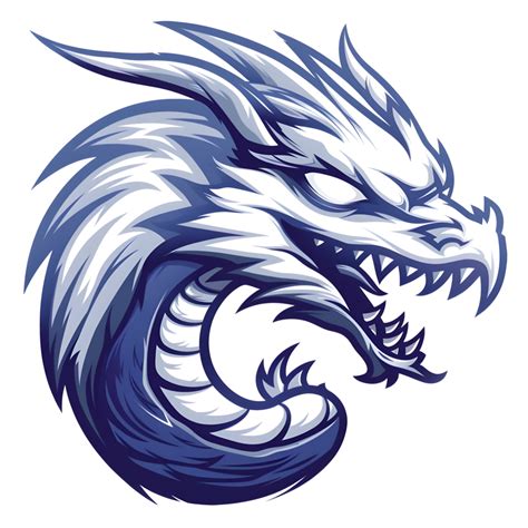 Esports logo simple dragon, transparent background 46793500 PNG