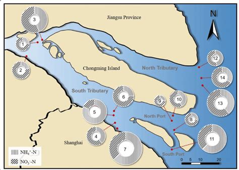 Distribution Of Sampling Sites In The Yangtze River Estuary Sampling