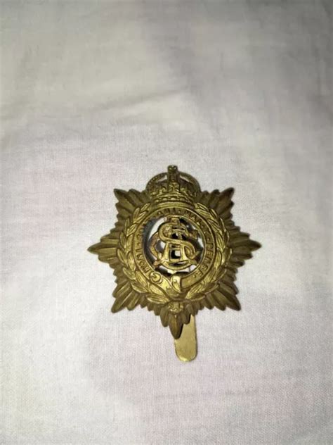 Original Ww1 Army Service Corps Asc Officers Bronze Offiicers Cap Badge £2499 Picclick Uk