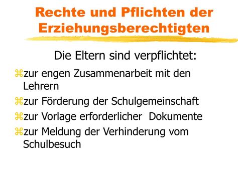 Ppt Rechte Und Pflichten In Der Schule Powerpoint Presentation Free