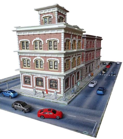 Printable HO scale buildings - Model railroad layouts plansModel ...