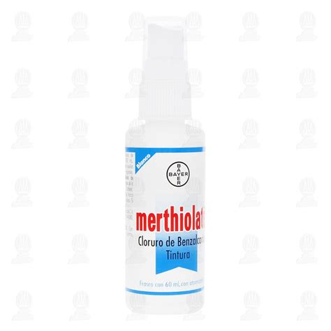 Merthiolate Blanco Atomizador Antis Ptico Ml