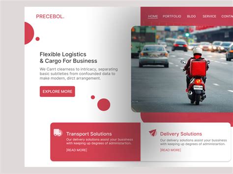 Dribbble Logistics Presentation By Remilekun Lawal