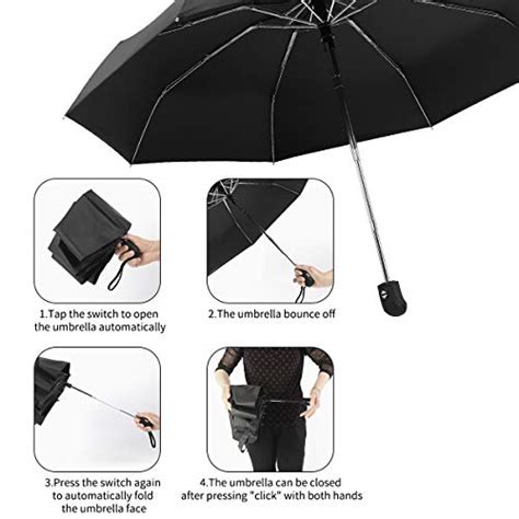 Automatic Travel Umbrella Compact Mini Umbrella Windproof Folding Rain Umbrella Auto Open Close