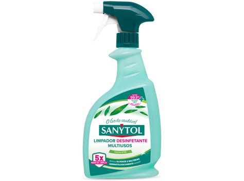 Limpador Desinfetante Multiusos Eucalipto Sanytol 750ml Auchan