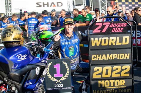 FIM Supersport 300: Alvaro Diaz is the 2022 World Champion! - webBikeWorld