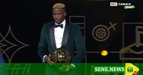 CAF Awards Victor Osimhen Remporte Le Ballon D Or CAF 2023