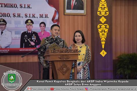 Kenal Pamit Kapolres Bengkalis Dari Akbp Indra Wijatmiko Kepada Akbp