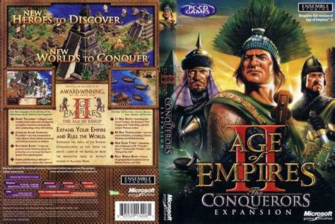 PC Games CD Cover: Age of Empires II the Conquerors Expansion