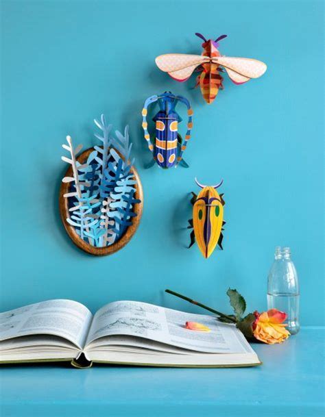 Home Studio ROOF Paper Art Paper Sculpture Bee Decor