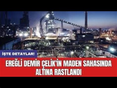 Eregl De Lot Ye Ikacak Erdem R Devasa Altin Maden Buldu Kap