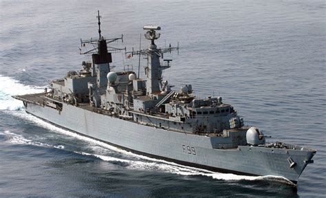 Hms Cumberland F 85 Type 22 Broadsword Class Guided Missile Frigate