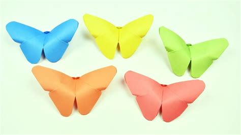 Origami Butterfly How To Make Paper Butterfly Very Easy Butterfly