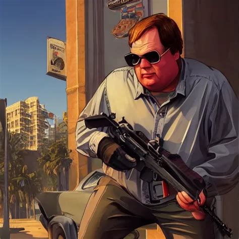 Gta Cover Art Grand Theft Auto Poster Chris Farley Stable