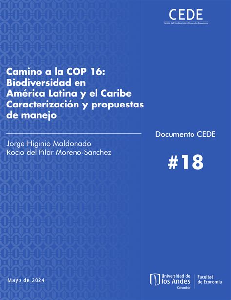 PDF Camino a la COP 16 Biodiversidad en América Latina y el Caribe