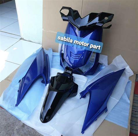 Full Body Alus Honda Beat Karbu Lama Warna Biru Hitam