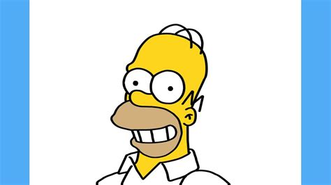 COMO DESENHAR O HOMER SIMPSON DE OS SIMPSONS YouTube