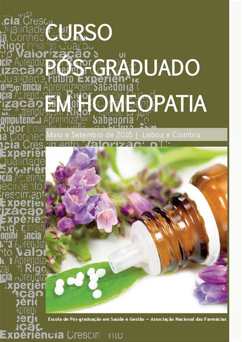 Curso P S Graduado Em Homeopatia By Escola De P S Gradua O Em Sa De E