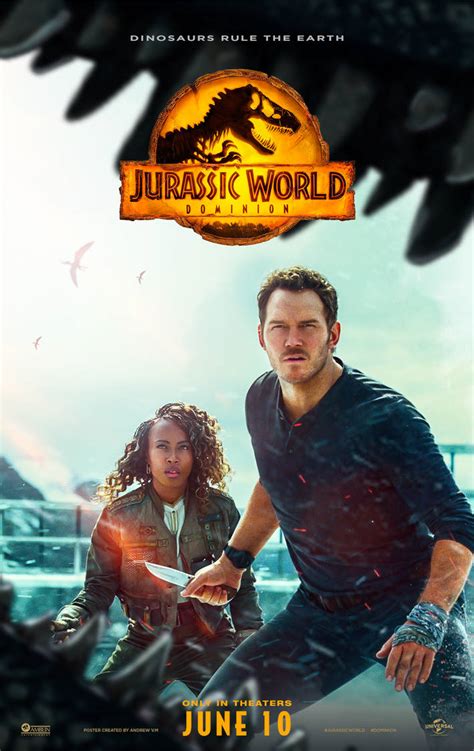 Jurassic World 3 Dominion Poster 2022 Hd By Andrewvm On Deviantart