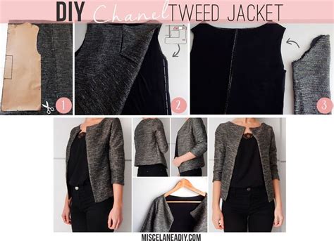 Diy Sewing Chaqueta Estilo Chanel Chanel Tweed Jacket Patr N De