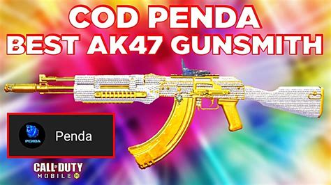 CALL OF DUTY PENDA AK47 GUNSMITH LOADOUT IN BATTLE ROYALE PANDA AK 47