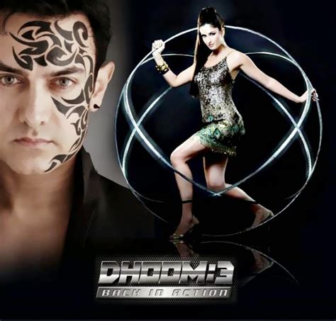 Dhoom 3 Film Poster Katrina Kaif Aamir - Amir Khan In 3 Idiots ...