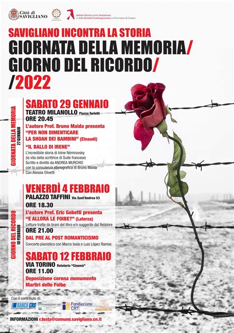 Savigliano Incontra La Storia Giornata Della Memoria E Giorno Del