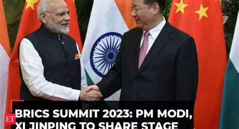 Pm Modi Pm Modi Chinese President Xi Jinping To Share Stage At Brics