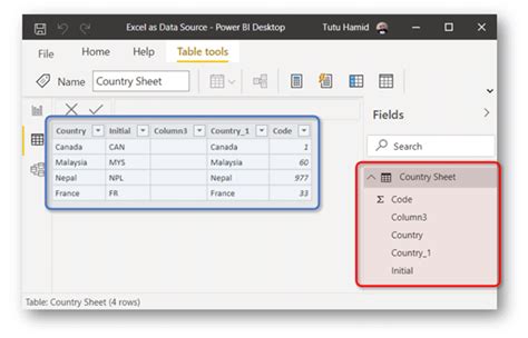 How To Add Excel Table Power Bi Desktop