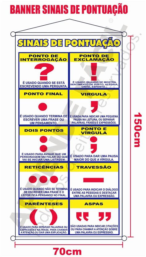 Cartazes Sinais De Pontua O