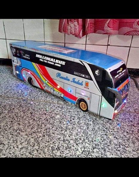 Miniatur Jet Bus Basuri Telolet Nada Terbaru Full Lampu Lazada