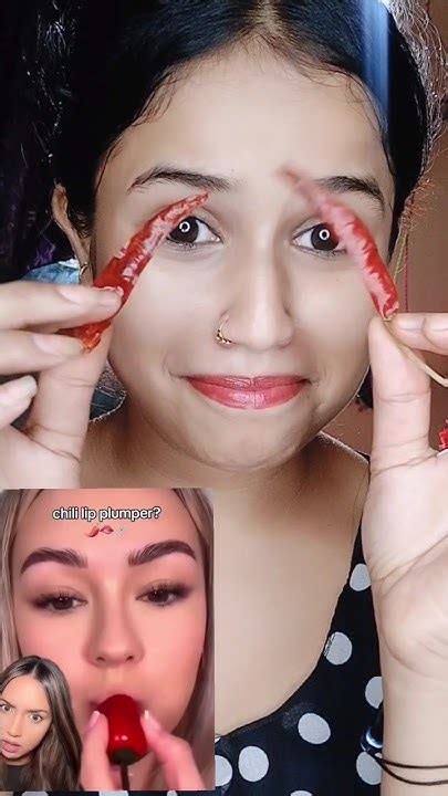 Chilli Lip Plumper 🌶️🌶️😭😭shorts Short Makeup Tranding Lipstick