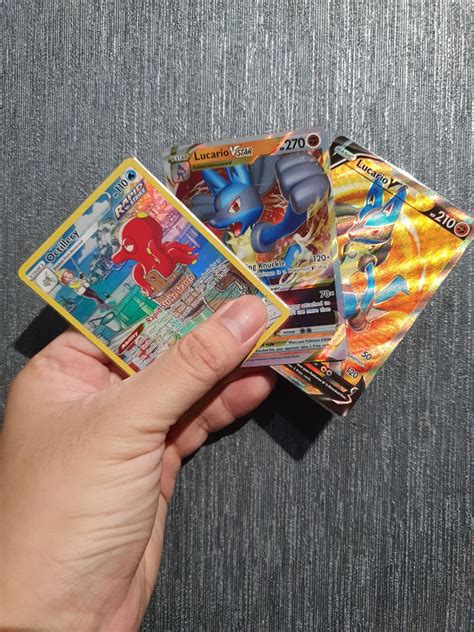 Pokemon Tcg Lucario V Vstar Full Art Ultra Rare Cards Free Octillery