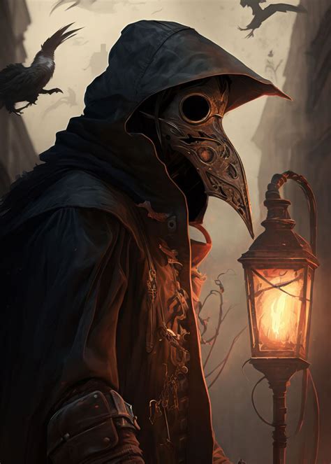 Steampunk Plague Doctor Art