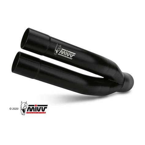 Mivv Auspuff Slip On Double Gun Edelstahl Schwarz Für Yamaha Yz