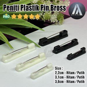 Ulasan Dan Review Peniti Plastik Bros Pin Nama Dada Nametag Name Tag