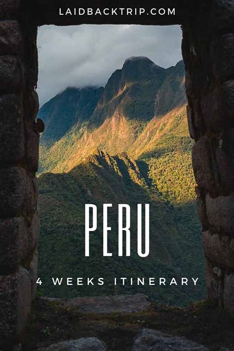 The Perfect 4-Week Peru Itinerary — LAIDBACK TRIP