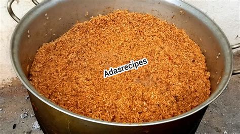 Nigerian Party Jollof Rice for 50 Guests | Ada's Recipes