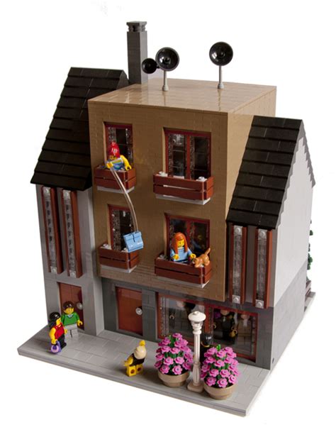 Lego Modern House Design : With pool, two floors, two bedrooms and a ...