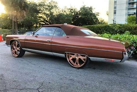 Whipaddict 71 Chevrolet Impala On 24 All Gold Daytons Kandy Paint