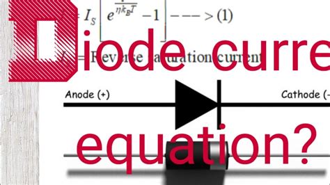 Lec 15 Diode Current Equation Derivation For Silicon Diode Germanium