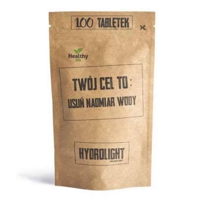 HYDROLIGHT 100 tabletek TWÓJ CEL TO Usuń nadmiar wody cena opinie