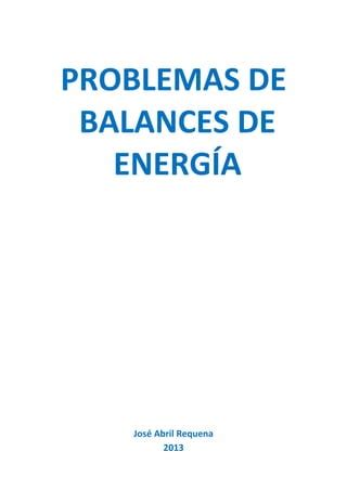 Problemas De Balances De Energia PDF