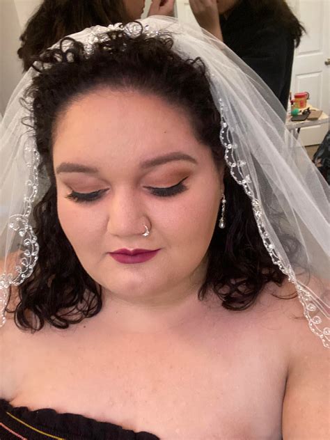 Did My Own Wedding Makeup With Magnetic Lashes Went For A Simple