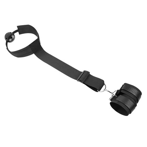 Dominator Ball Gag And Wrist Restraint Allureluv