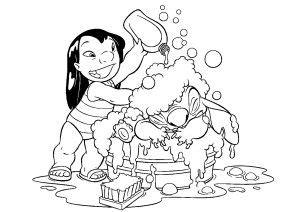 Coloriage Lilo Et Stitch Colorier Pour Enfants Coloriages De Lilo