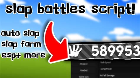 Update Slap Battles Script Gui Hack Kill Aura Godmode Auto