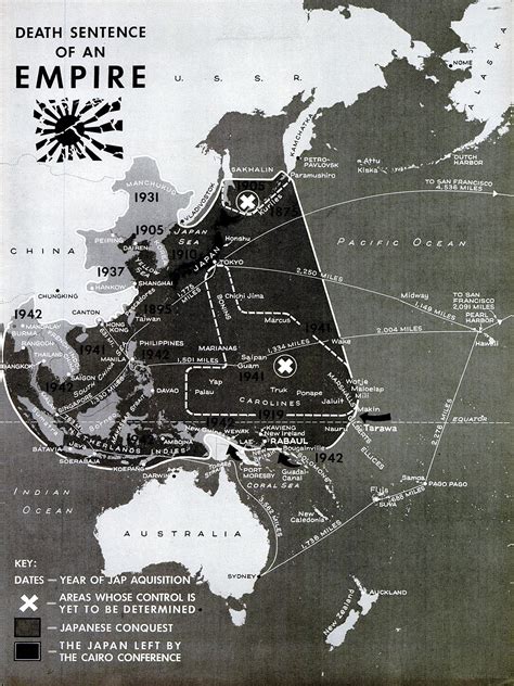 1943 Pacific War map – Never Was