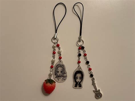 Nana Matching Phone Charms Keychains Etsy Phone Charm Nana Keychain