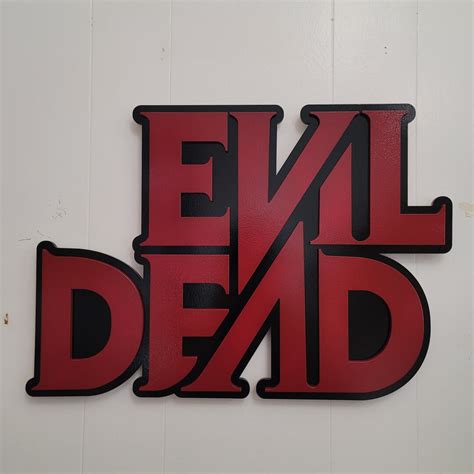 Evil Dead Logo / Handmade 3D Sign - Etsy